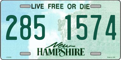 NH license plate 2851574