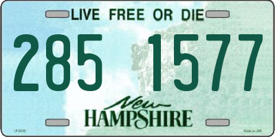 NH license plate 2851577
