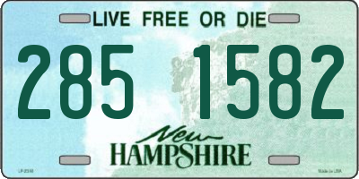 NH license plate 2851582