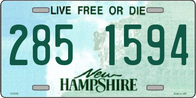 NH license plate 2851594