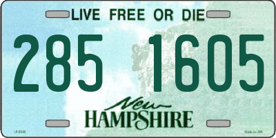 NH license plate 2851605