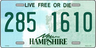 NH license plate 2851610