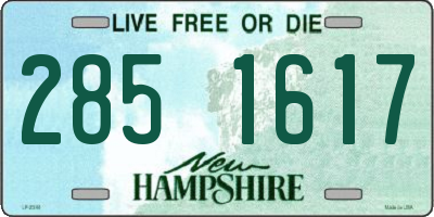 NH license plate 2851617