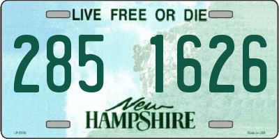 NH license plate 2851626