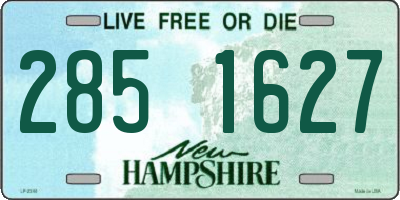 NH license plate 2851627