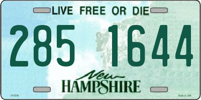 NH license plate 2851644