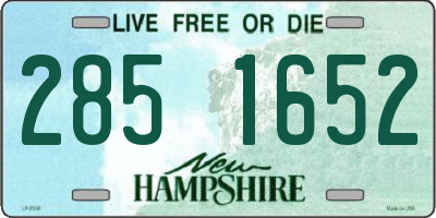 NH license plate 2851652