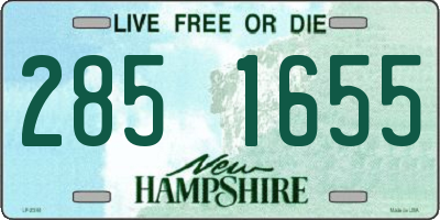 NH license plate 2851655