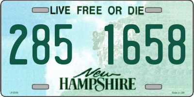 NH license plate 2851658