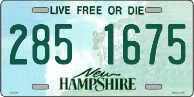 NH license plate 2851675