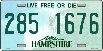 NH license plate 2851676
