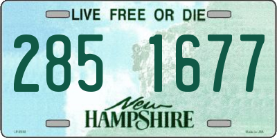 NH license plate 2851677