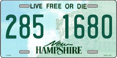 NH license plate 2851680