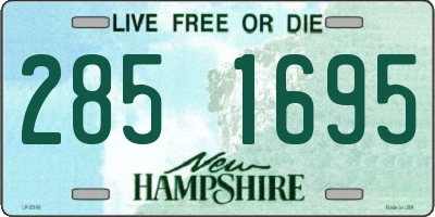NH license plate 2851695
