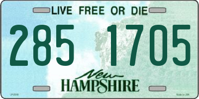 NH license plate 2851705