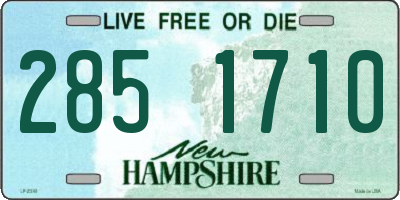 NH license plate 2851710