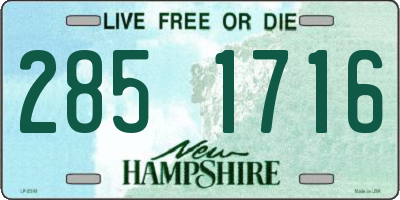 NH license plate 2851716