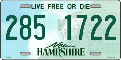 NH license plate 2851722