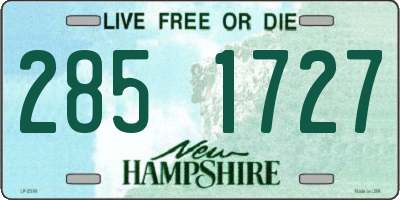 NH license plate 2851727