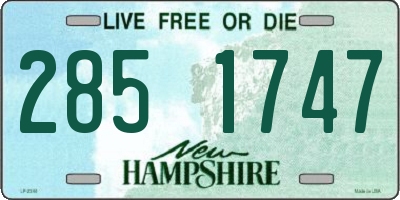NH license plate 2851747