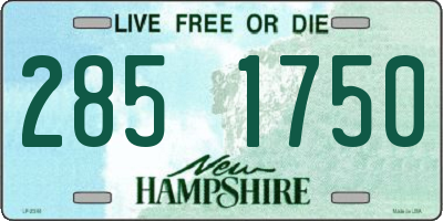 NH license plate 2851750