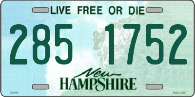 NH license plate 2851752