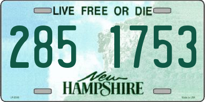 NH license plate 2851753