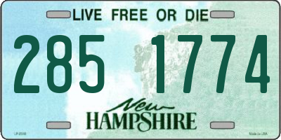NH license plate 2851774