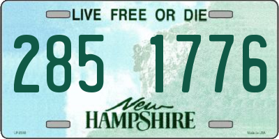 NH license plate 2851776