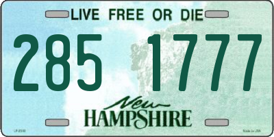 NH license plate 2851777