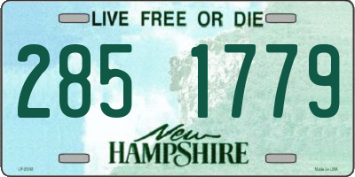 NH license plate 2851779