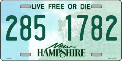 NH license plate 2851782