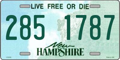 NH license plate 2851787