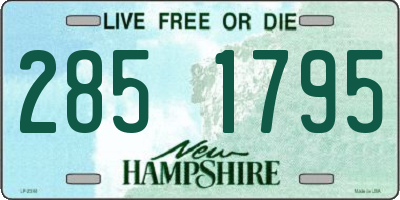 NH license plate 2851795