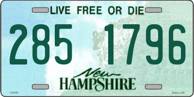NH license plate 2851796