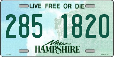 NH license plate 2851820