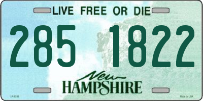 NH license plate 2851822