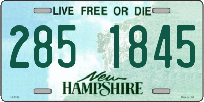 NH license plate 2851845