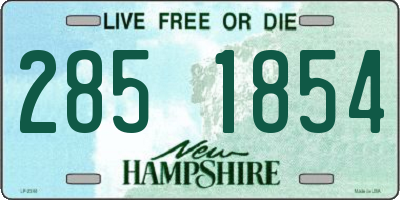 NH license plate 2851854