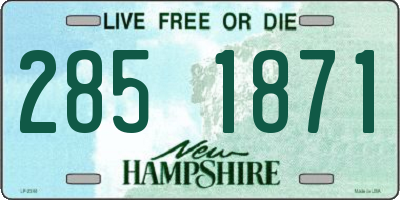 NH license plate 2851871