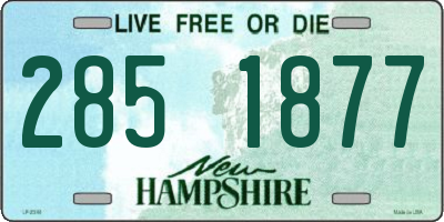 NH license plate 2851877