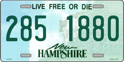 NH license plate 2851880
