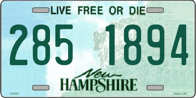 NH license plate 2851894