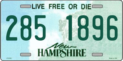 NH license plate 2851896