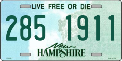 NH license plate 2851911