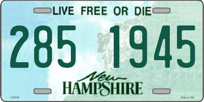 NH license plate 2851945