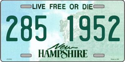 NH license plate 2851952