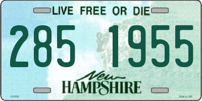 NH license plate 2851955