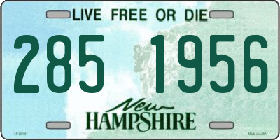 NH license plate 2851956