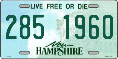 NH license plate 2851960